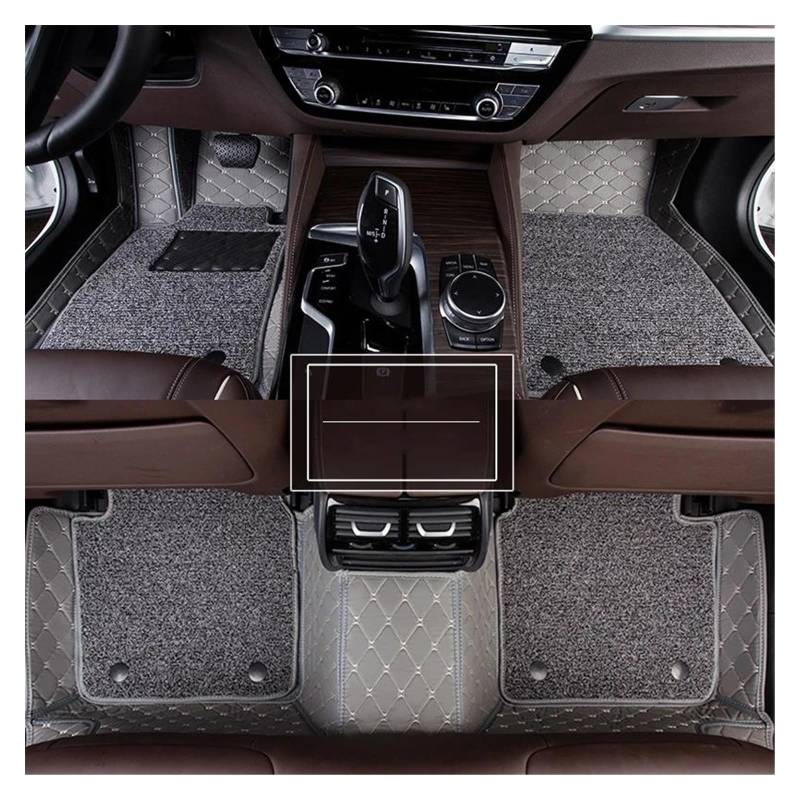 Automatten Für Hyundai Für Kona Für Creta I30 Ix25 Für Elantra Für Accent Auto Teppich Teppiche Fuß Pads Teile Innen Details Zubehör Auto Fußmatten Gummimatten Auto(G) von PUQWRIM