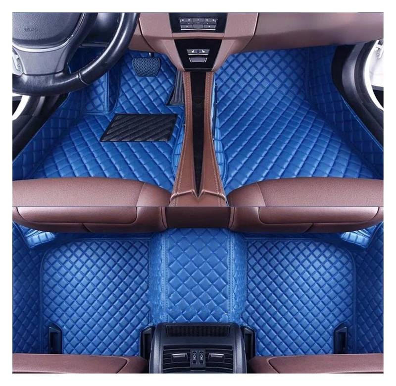 Automatten Für Jetour Für Dashing 2022 2023 2024 Nach Auto Fuß Pads Automobil Teppich Abdeckung Innen Zubehör Auto Fußmatten Gummimatten Auto(Blau) von PUQWRIM