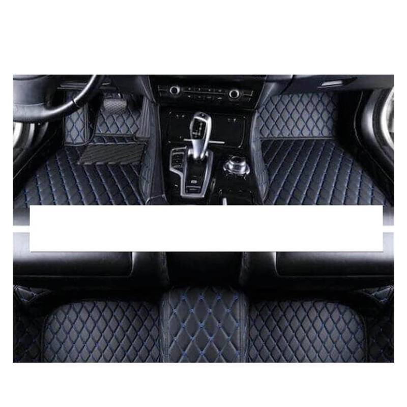 Automatten Für Toyota C-HR Für CHR 2016 2017 2018 2019 2020 Auto Fußmatten Teppiche Teppiche Pads Innen Teile Zubehör Gummimatten Auto(LHD B Blue) von PUQWRIM