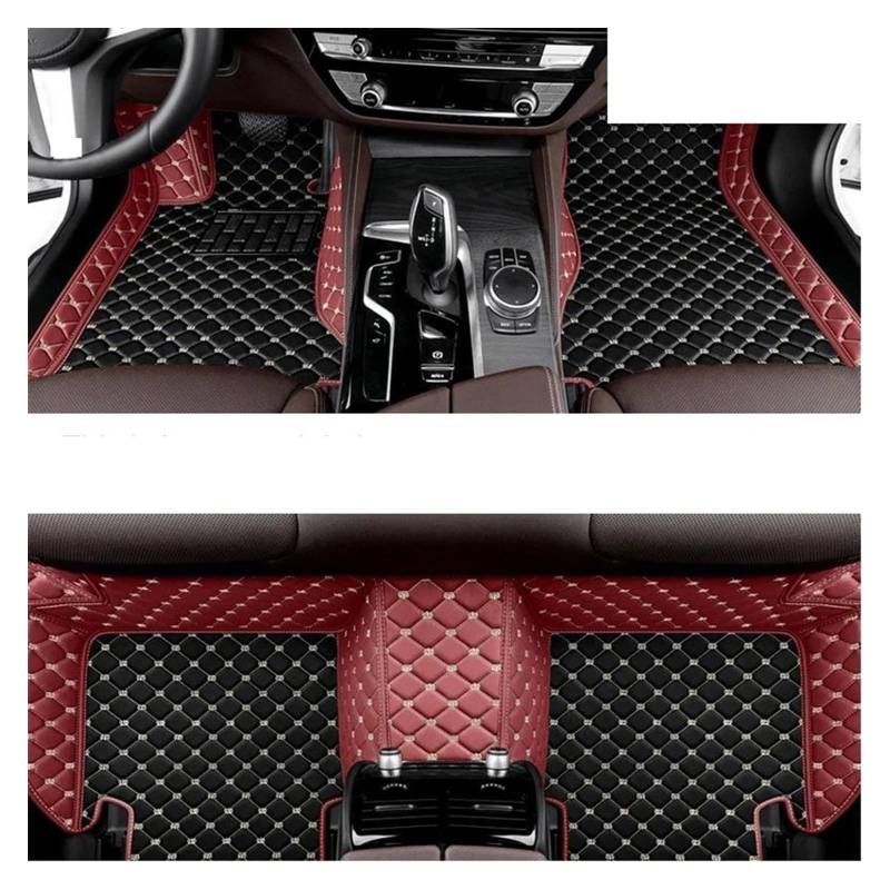 Automatten Für Toyota C-HR Für CHR 2016 2017 2018 2019 2020 Auto Fußmatten Teppiche Teppiche Pads Innen Teile Zubehör Gummimatten Auto(LHD Wine) von PUQWRIM