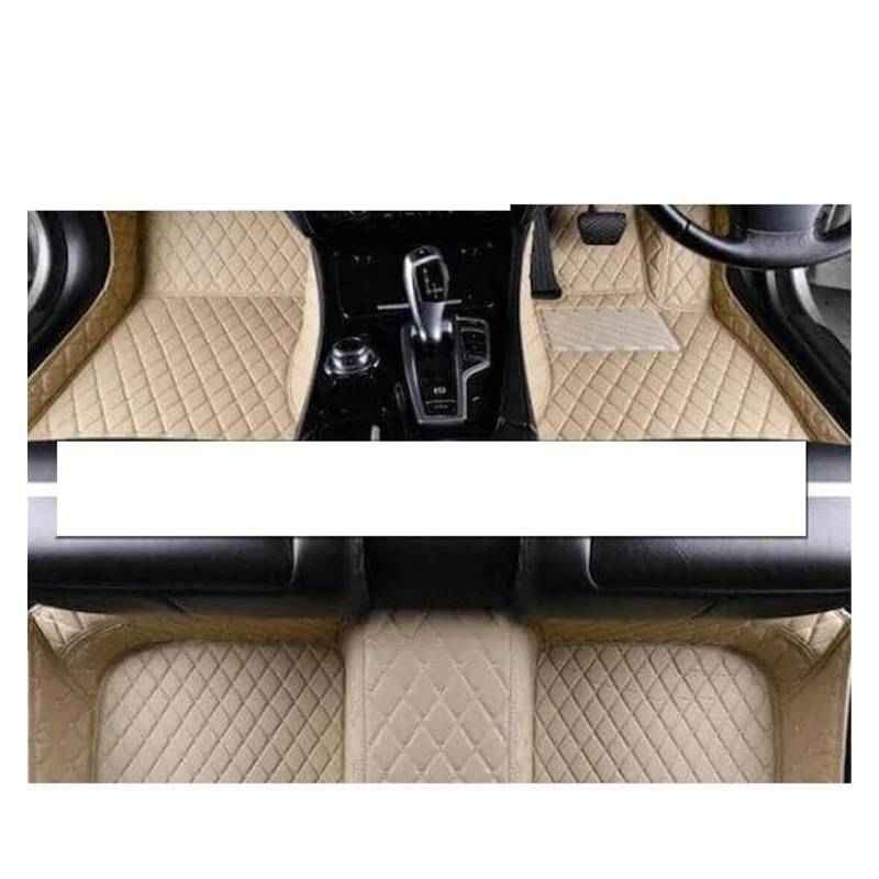 Automatten Für Toyota C-HR Für CHR 2016 2017 2018 2019 2020 Auto Fußmatten Teppiche Teppiche Pads Innen Teile Zubehör Gummimatten Auto(RHD BEIGE) von PUQWRIM