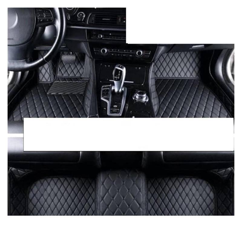 Automatten Für Toyota Für RAV4 Für RAV 4 XA50 2019 2020 2021 2022 Teppich Leder Matte Auto Zubehör Auto Teppiche Auto Fußmatten Gummimatten Auto(LHD Black) von PUQWRIM
