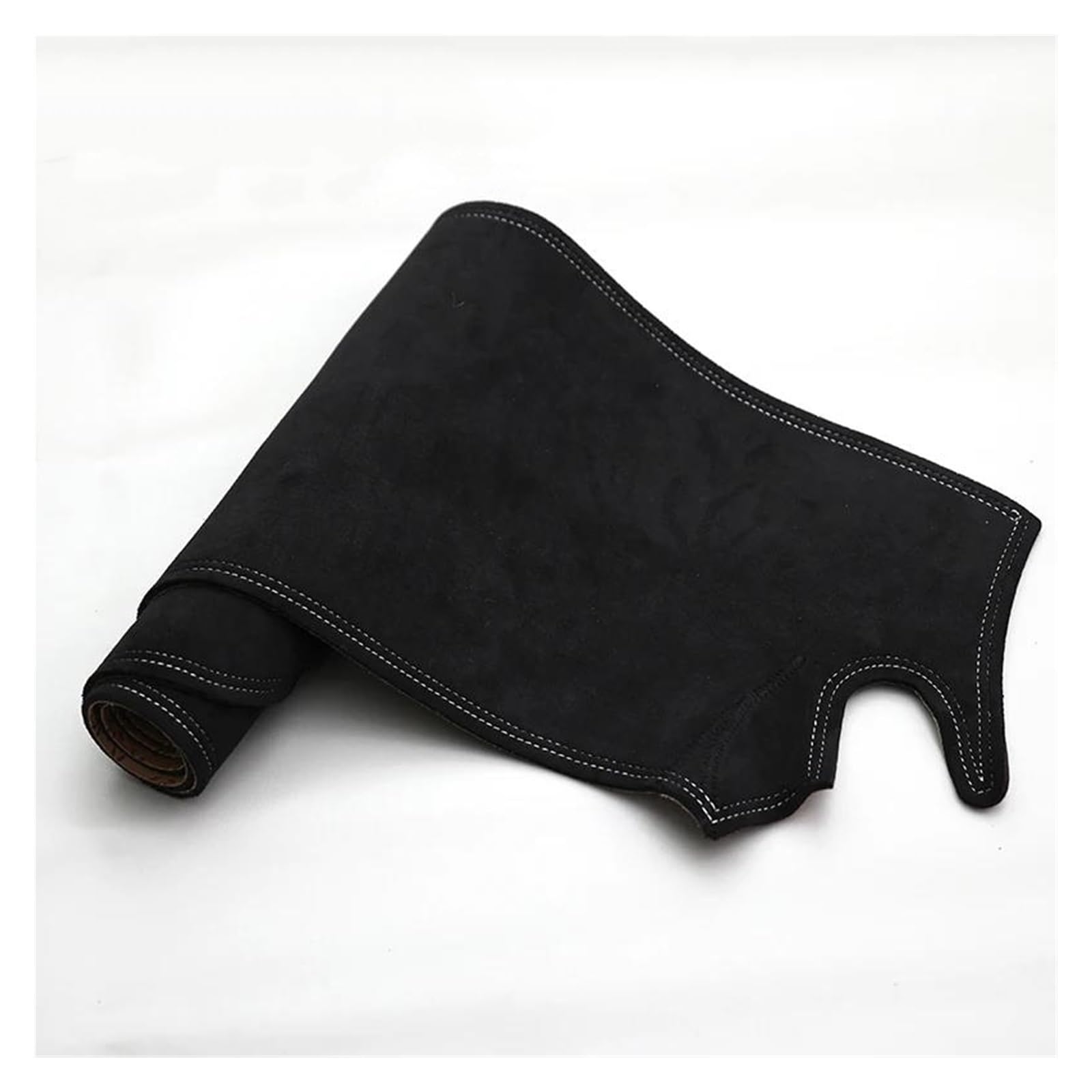 Dash Matte Für BYD Für Dolphin EA1 2022 2023 2024 Dash Board Abdeckung Anti-Slip Dashmat Dash Matte Abdeckung Dashboard Pad Sonnenschirm Teppich Armaturenbrett Abdeckung(RHD,Black White Line) von PUQWRIM