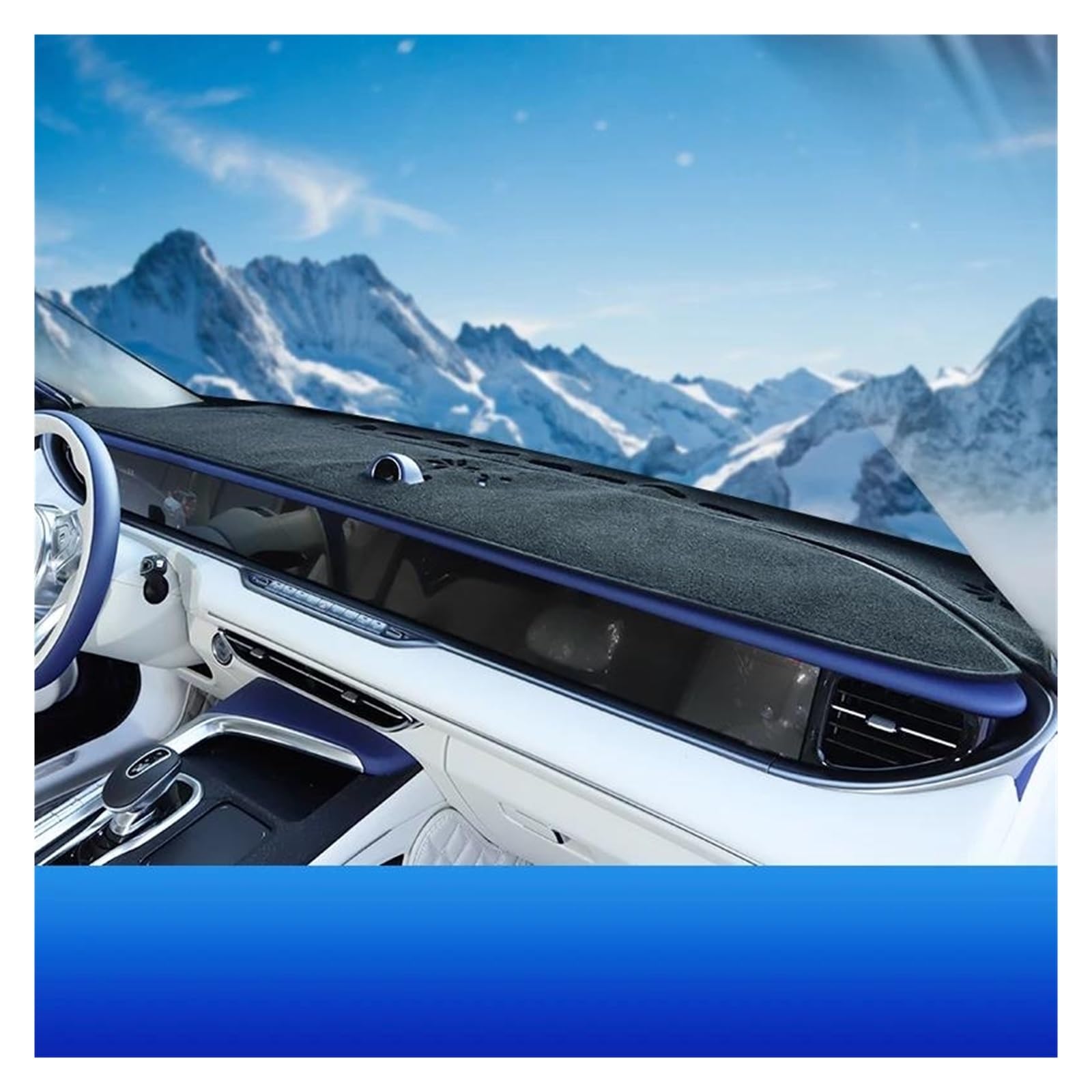 Dash Matte Für Dongfeng Für Voyah Für Freies 2021 2022 2023 2024 Auto Dash Matte Dashboard Abdeckung Sonnenschutz Dash Abdeckung Dash Bord Teppich Armaturenbrett Abdeckung(Schwarz) von PUQWRIM