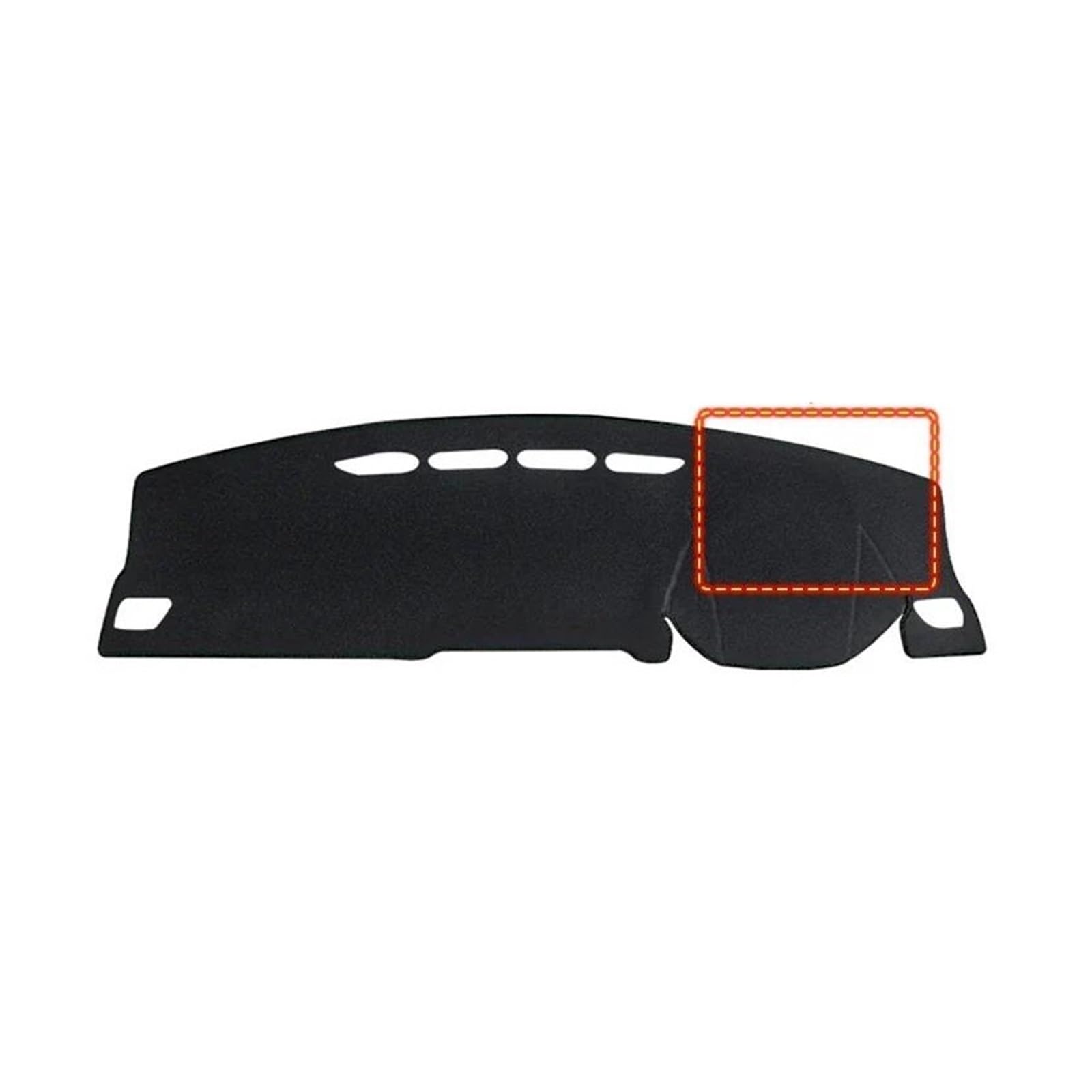 Dash Matte Für Haval Für Jolion 2021 2022 2023 Auto Dashboard Abdeckung Vermeiden Licht Matten Anti-Uv Nicht-Slip Pad Instrument Panel Teppiche Armaturenbrett Abdeckung(A RHD Black Side) von PUQWRIM