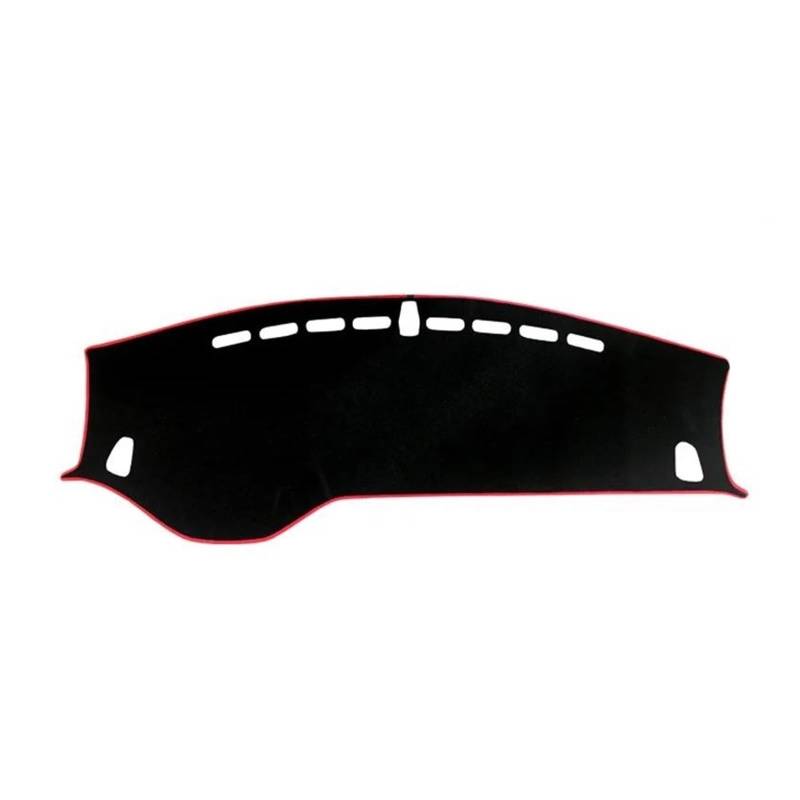 Dash Matte Für Hyundai Für Tucson TL 2015 2016 2017 2018 2019 2020 Auto Dashboard Abdeckung Matte Dash Board Sonnenschutz Pad Nicht-Slip Matte Armaturenbrett Abdeckung(A LHD 2019-2020 Red) von PUQWRIM