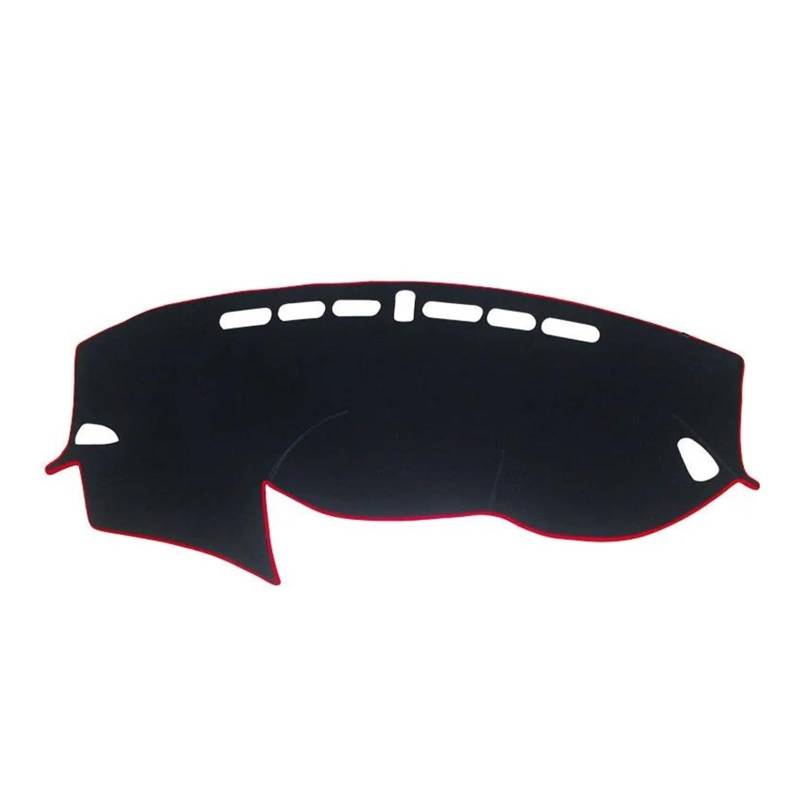 Dash Matte Für Hyundai Für Tucson TL 2015 2016 2017 2018 2019 2020 Auto Dashboard Abdeckung Matte Dash Board Sonnenschutz Pad Nicht-Slip Matte Armaturenbrett Abdeckung(A RHD 2015-2018Red) von PUQWRIM