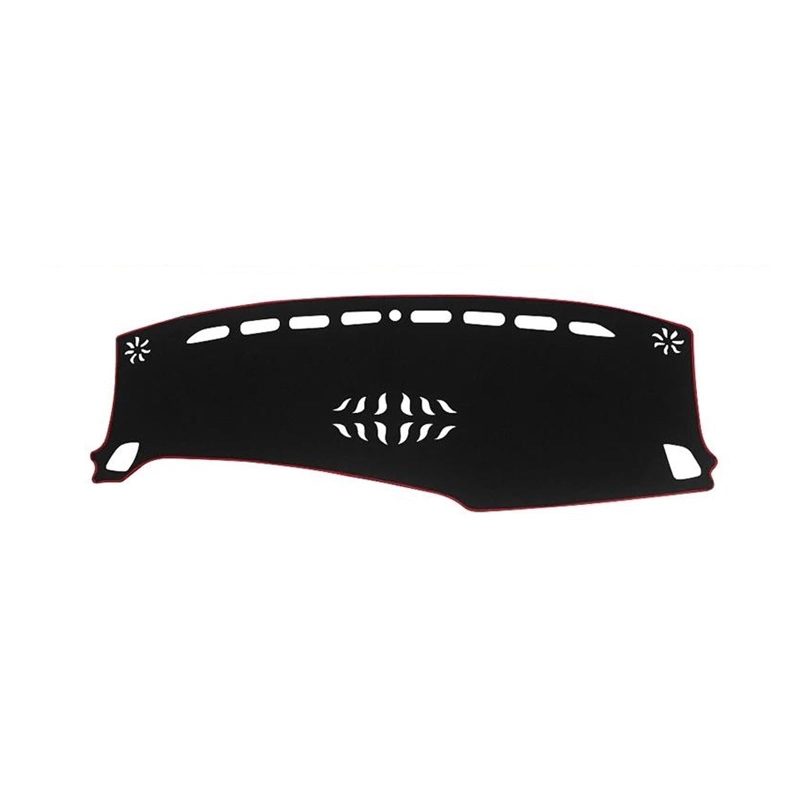 Dash Matte Für Kia Für Karneval KA4 2020 2021 2022 2023 2024 Auto Dashboard Abdeckung Matte Dash Board Sonnenschutz Pad Anti-Uv Nicht-Slip Matten Armaturenbrett Abdeckung(A LHD Red Side) von PUQWRIM