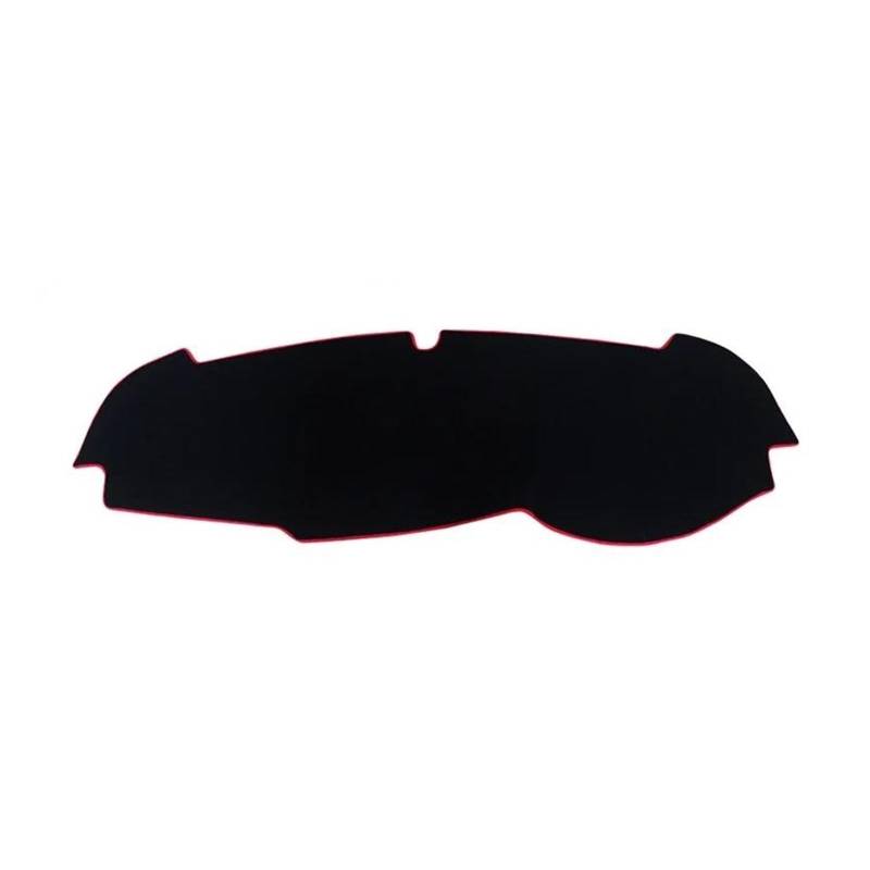 Dash Matte Für Kia Für Sportage 4 QL 2016 2017 2018 2019 2020 2021 Auto Dashboard Abdeckung Matte Instrument Panel Teppiche Nicht-Slip Pad Armaturenbrett Abdeckung(A RHD Red Side) von PUQWRIM