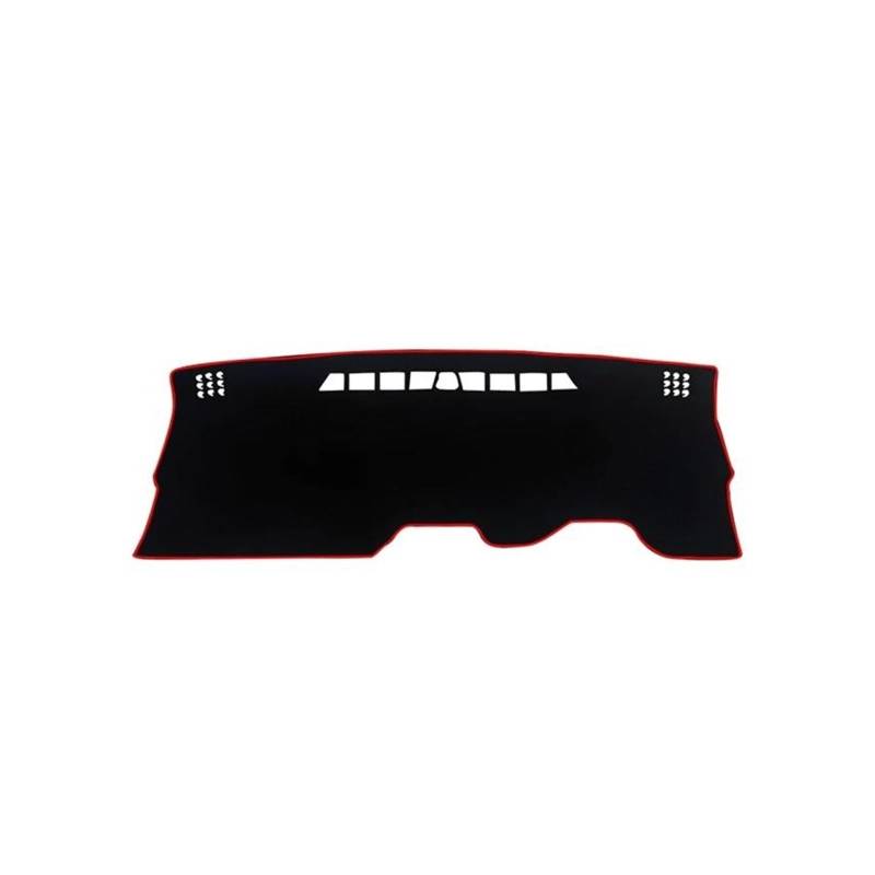 Dash Matte Für MG 4 MG4 EV EH32 Für Mulan Für Elektrische 2022-2024 Auto Dashboard Vermeiden Licht Abdeckung Matte Non-Slip Pad Instrument Teppiche Armaturenbrett Abdeckung(A RHD Red Side) von PUQWRIM