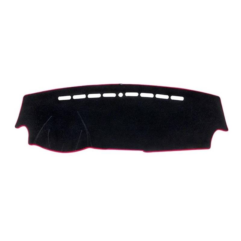 Dash Matte Für MG Für HS Für EHS Für PHEV 2018 2019 2021 2022 2023 Auto Dashboard Abdeckung Matte Dash Board Sonnenschutz Pad Non-Slip Fall Armaturenbrett Abdeckung(A LHD Red Side) von PUQWRIM