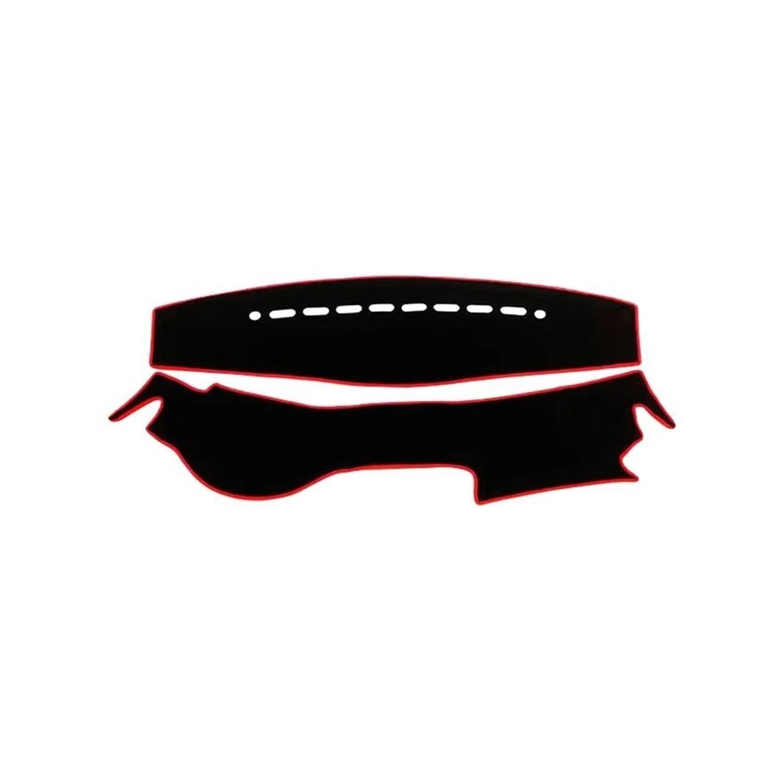 Dash Matte Für Mazda Für CX-7 CX7 CX 7 2006 2007 2008 2009 2010 2011 2012 Auto Dashboard Abdeckung Matte Nicht-Slip Matte Instrument Teppiche Armaturenbrett Abdeckung(A LHD Red Side) von PUQWRIM