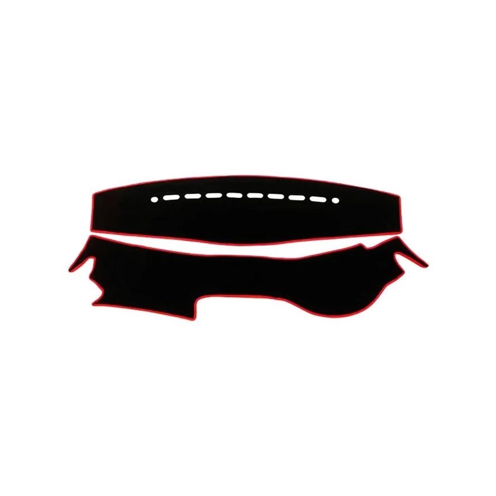 Dash Matte Für Mazda Für CX-7 CX7 CX 7 2006 2007 2008 2009 2010 2011 2012 Auto Dashboard Abdeckung Matte Nicht-Slip Matte Instrument Teppiche Armaturenbrett Abdeckung(A RHD Red Side) von PUQWRIM