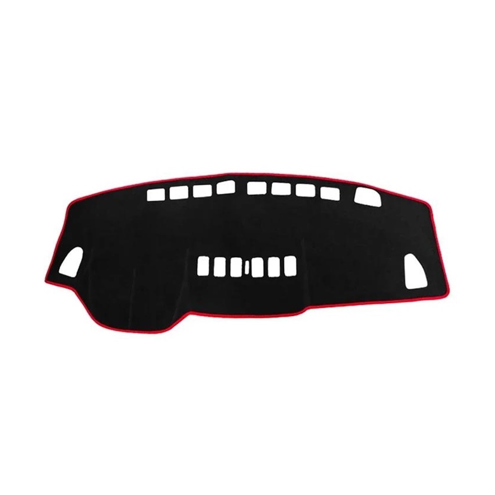 Dash Matte Für Nissan Für Versa Für Tiida C11 2004 2005 2006 2007 2008 2009 2010 2011 Auto Dashboard Abdeckung Dash Matte Instrument Teppich Armaturenbrett Abdeckung(A LHD Red Side) von PUQWRIM