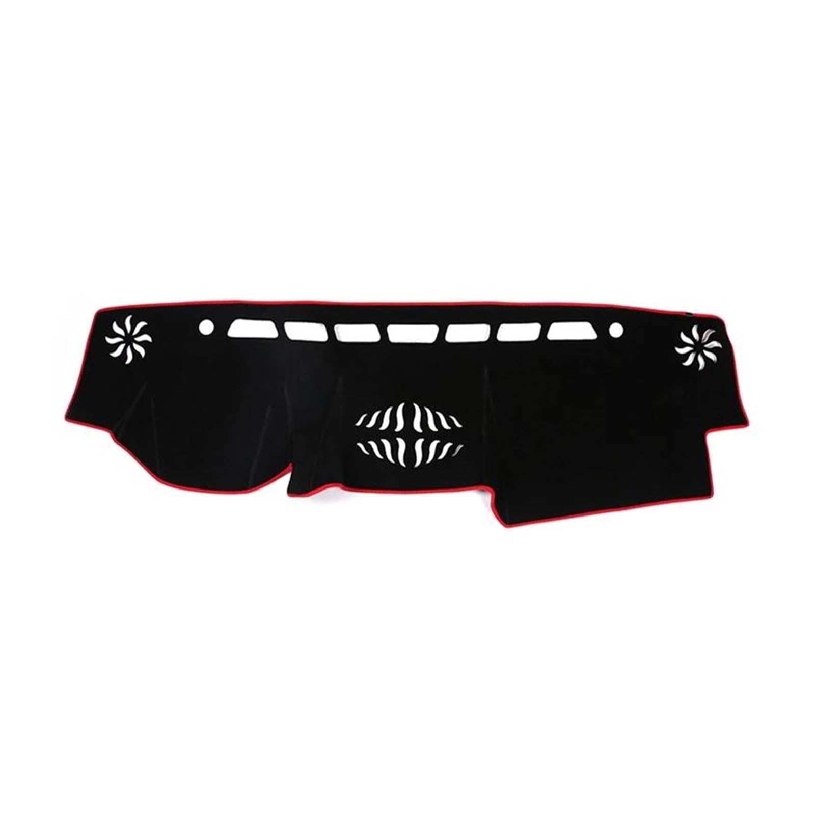 Dash Matte Für Toyota Für Land Für Cruiser Für Prado 150 FJ150 2010-2020 Auto Dashboard Abdeckung Dash Matte Anti-Uv Nicht-Slip Pad Armaturenbrett Abdeckung(A Red Side) von PUQWRIM