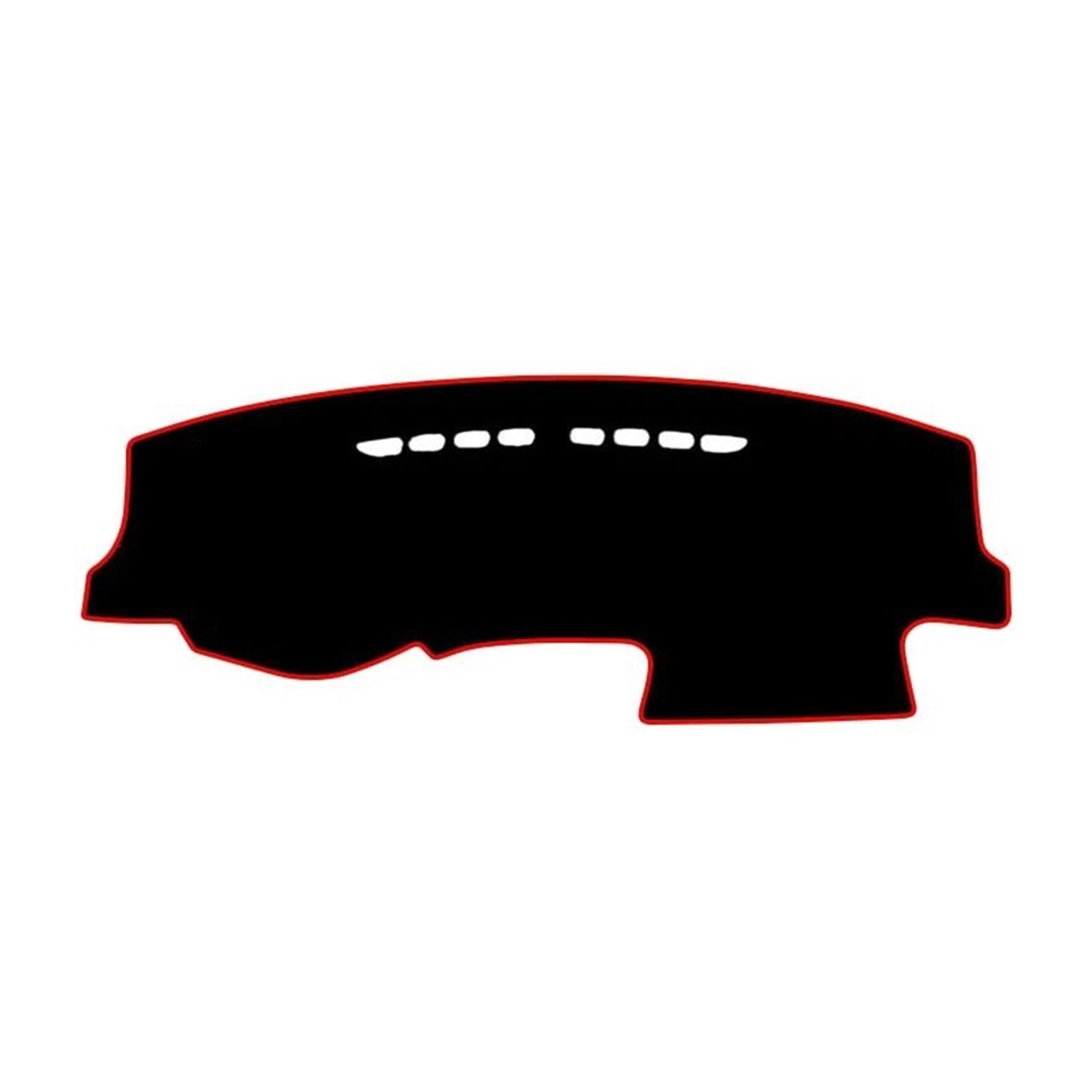 Dash Matte Für VW Für Golf 6 MK6 2008 2009 2010 2011 2012 Auto Dashboard Abdeckung Vermeiden Licht Pad Sonnenschutz Anti-uv Teppiche Nicht-Slip Matte Armaturenbrett Abdeckung(Red Side) von PUQWRIM