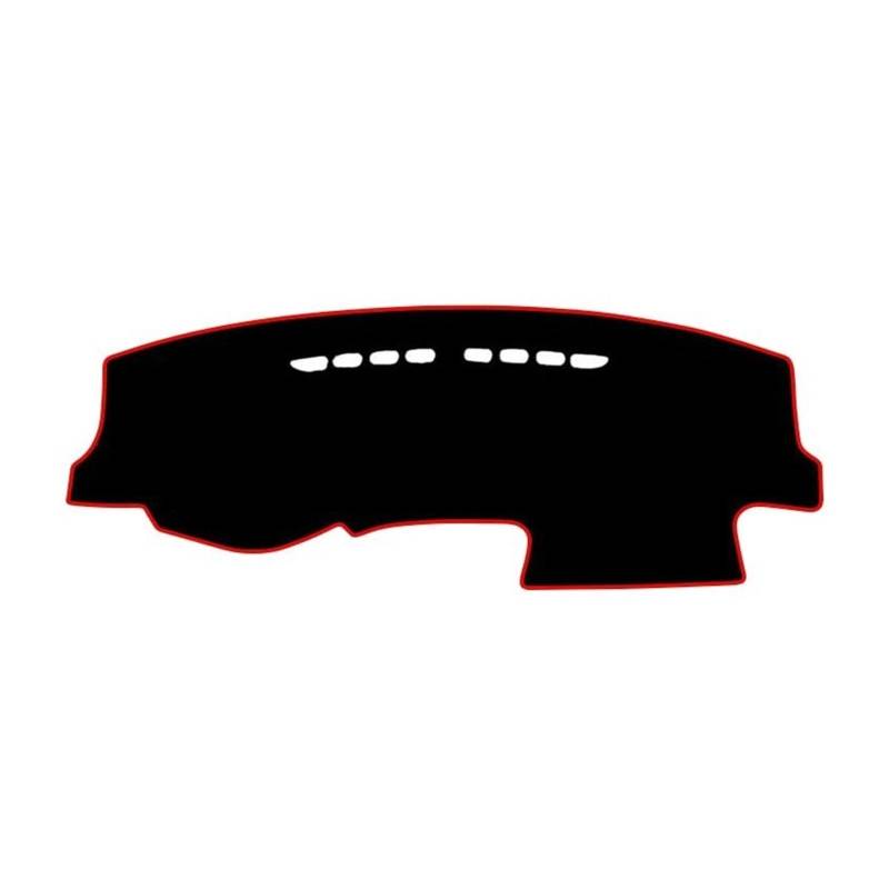 Dash Matte Für VW Für Golf 6 MK6 2008 2009 2010 2011 2012 Auto Dashboard Abdeckung Vermeiden Licht Pad Sonnenschutz Anti-uv Teppiche Nicht-Slip Matte Armaturenbrett Abdeckung(Red Side) von PUQWRIM