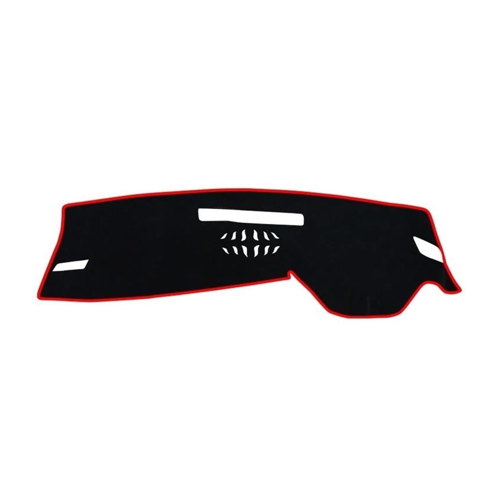Dash Matte Für VW Für Golf 8 MK8 2020 2021 2022 2023 Auto Dashboard Abdeckung Matte Instrument Teppiche Anti-Uv Nicht-Slip Pad Armaturenbrett Abdeckung(A RHD Red Side) von PUQWRIM