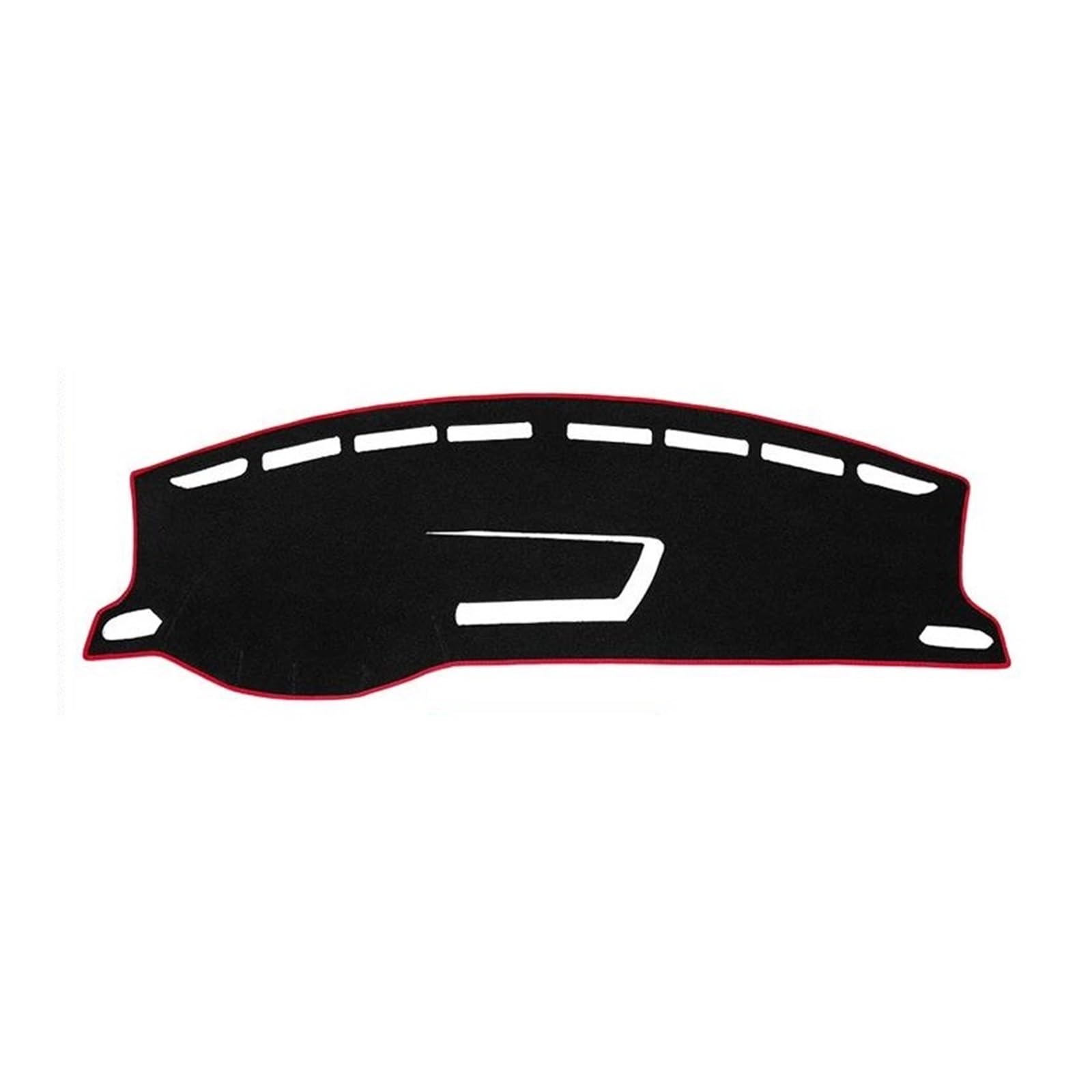 Dash Matte Für VW Für T-Cross Für TCross 2019 2020 2021 2022 2023 Auto Dashboard Abdeckung Matte Dash Board Sonnenschutz Nicht-Slip Pad Armaturenbrett Abdeckung(A LHD Red Side) von PUQWRIM