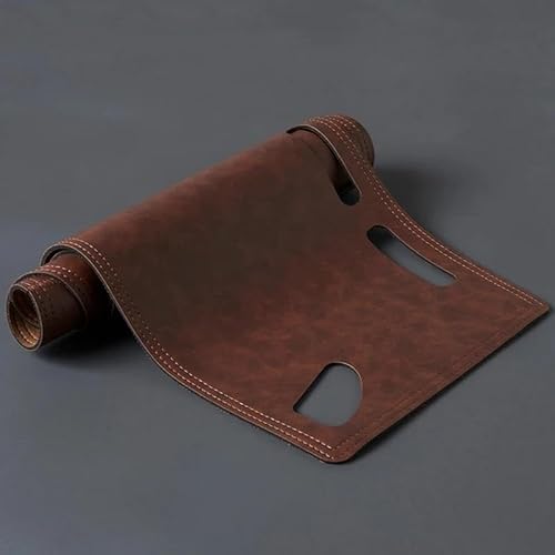 Dash Matte Für X5 E53 1996 1997 1998 2000 2001 2002 2003 2004 2005 2006 Dashboard Abdeckung Dash Matte Teppich Pad Retro Leder Kissen Armaturenbrett Abdeckung(Lhd,Braun) von PUQWRIM