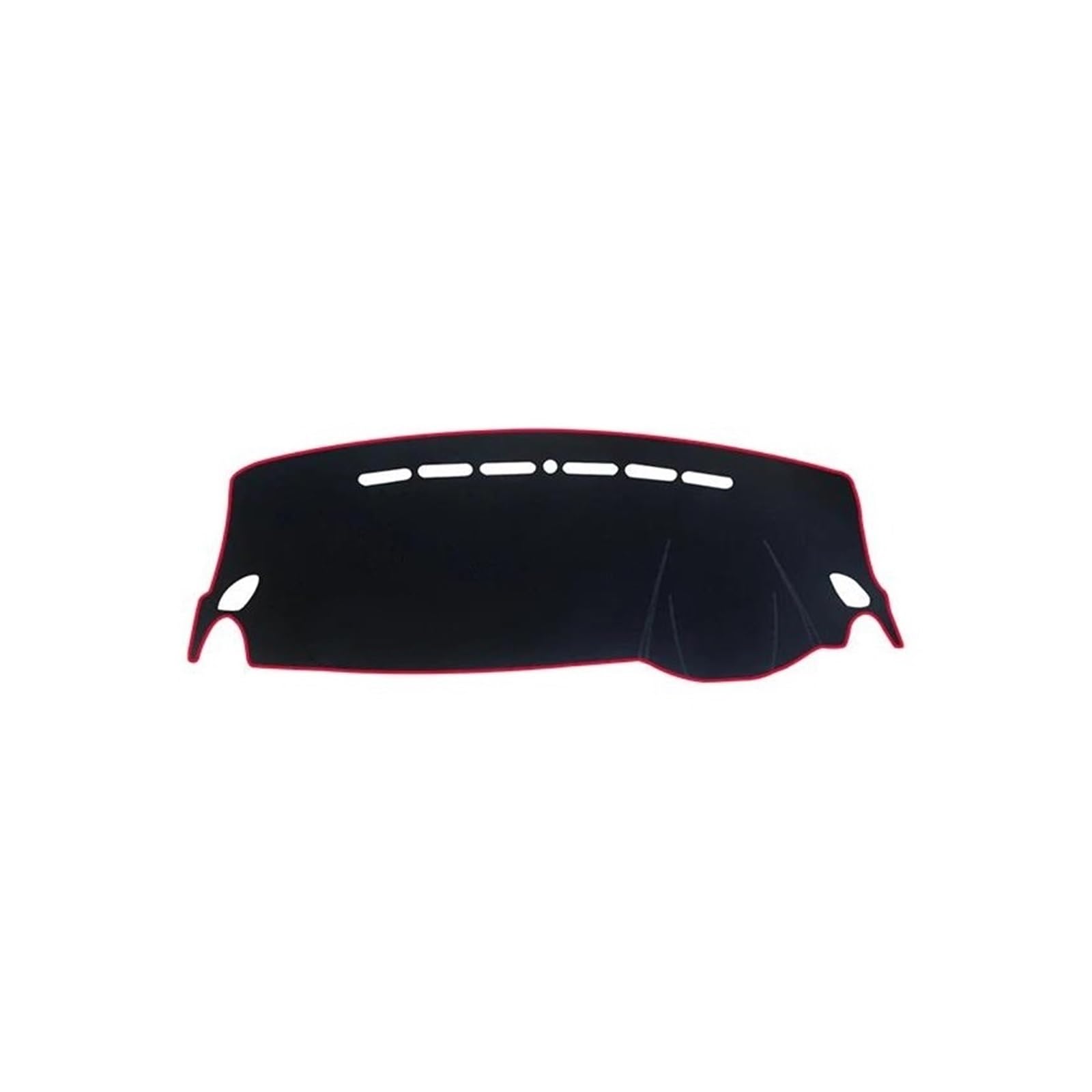 Dash Matte LHD/RHD Auto Dashboard Vermeiden Licht Pad Instrument Plattform Schreibtisch Abdeckung Dash Matte Teppiche Für MG Für ZS Für EZS 2017-2022 Armaturenbrett Abdeckung(A RHD Red Side) von PUQWRIM