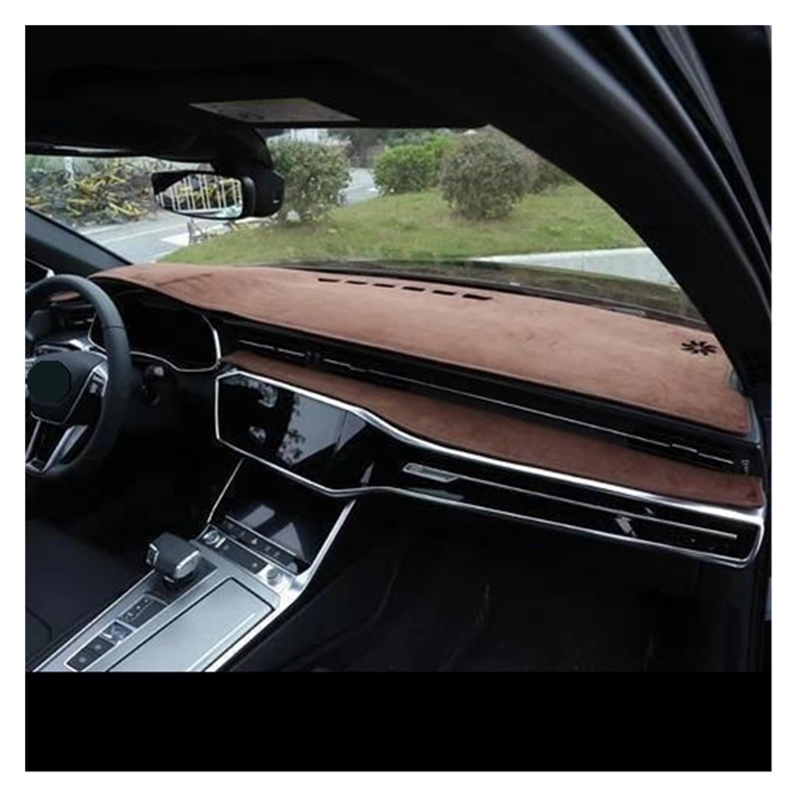 Dash Matte LHD/RHD Für A6 C7 C8 2011 2012 2013 2014 2015 2016 2017 2018 2019 2020 2021 2022 Auto Dashboard Mat Dash Anti-Slip Abdeckung Armaturenbrett Abdeckung(B,LHD_2018-2022 with HUD) von PUQWRIM