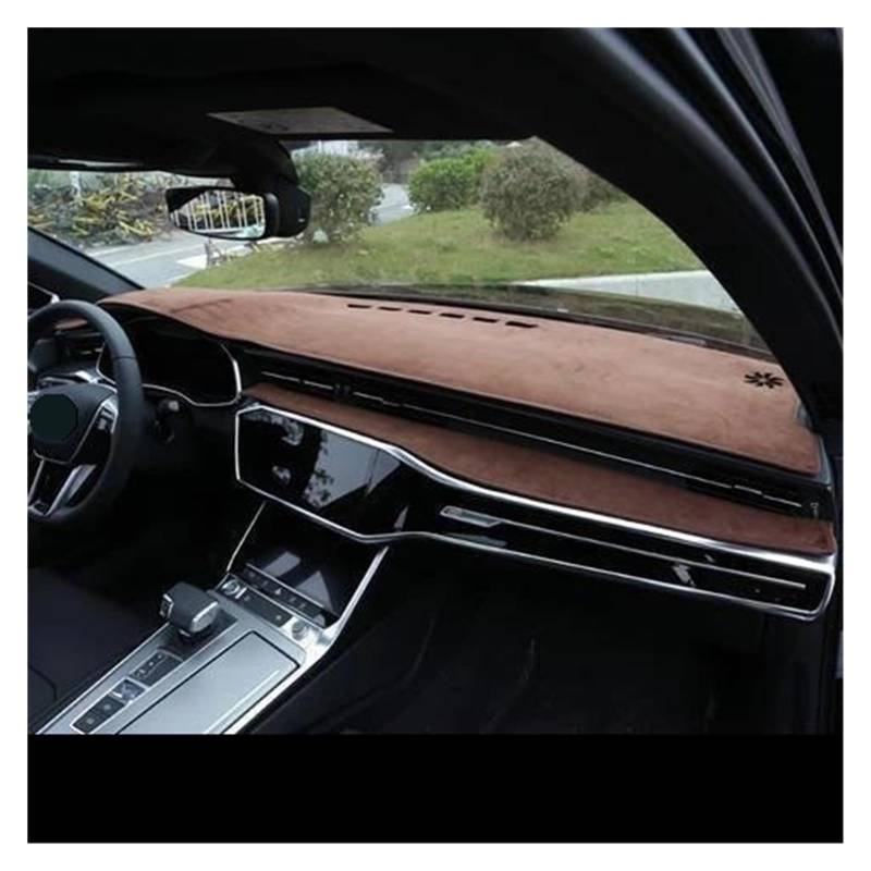 Dash Matte LHD/RHD Für A6 C7 C8 2011 2012 2013 2014 2015 2016 2017 2018 2019 2020 2021 2022 Auto Dashboard Mat Dash Anti-Slip Abdeckung Armaturenbrett Abdeckung(B,LHD_2018-2022 with HUD) von PUQWRIM