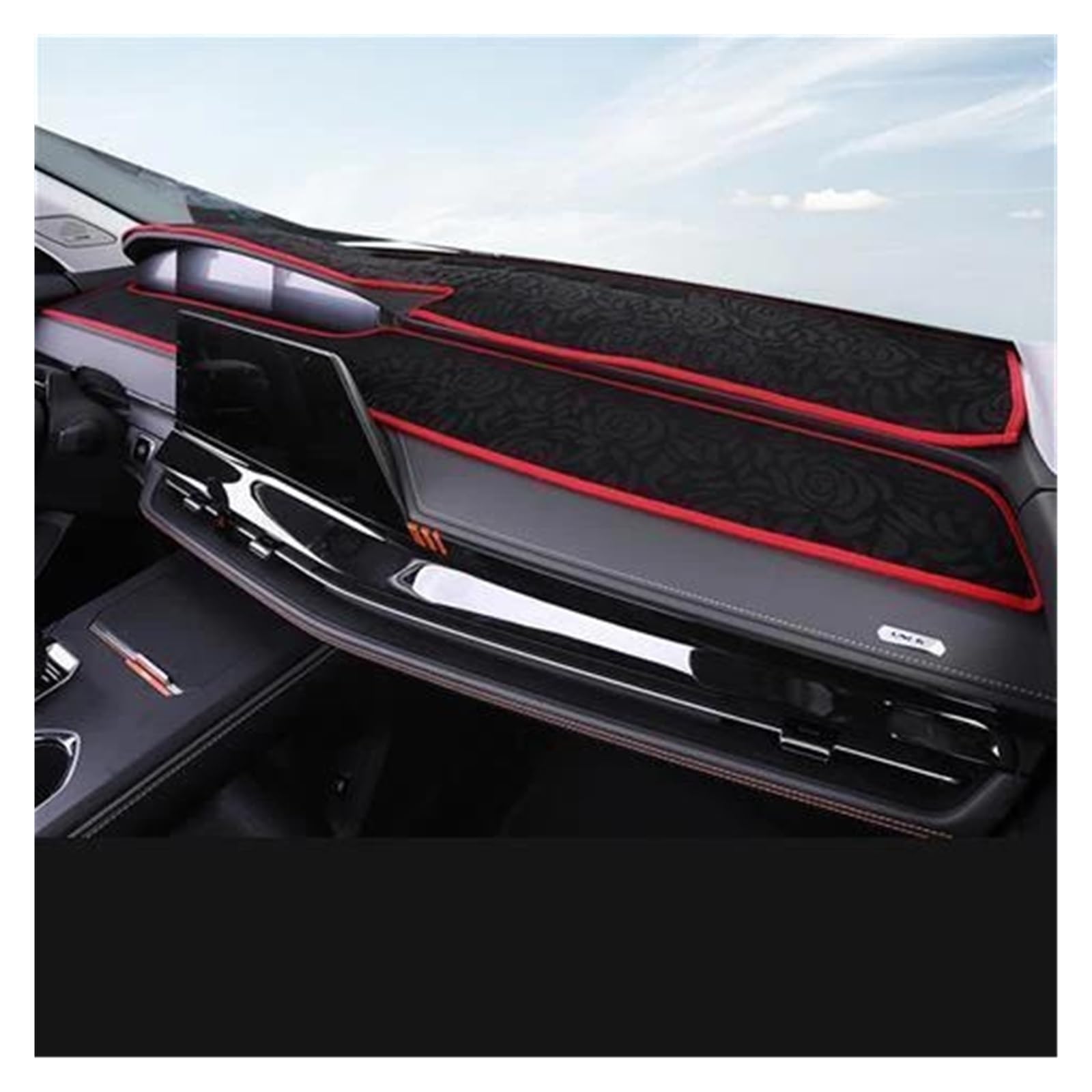 Dash Matte LHD/RHD Für Changan Für Uni-K Für Unik 2021 2022 2023 Flanell Dashboard Abdeckung Pad Dash Matte Sonnenschutz Teppich Armaturenbrett Abdeckung(C,RHD) von PUQWRIM