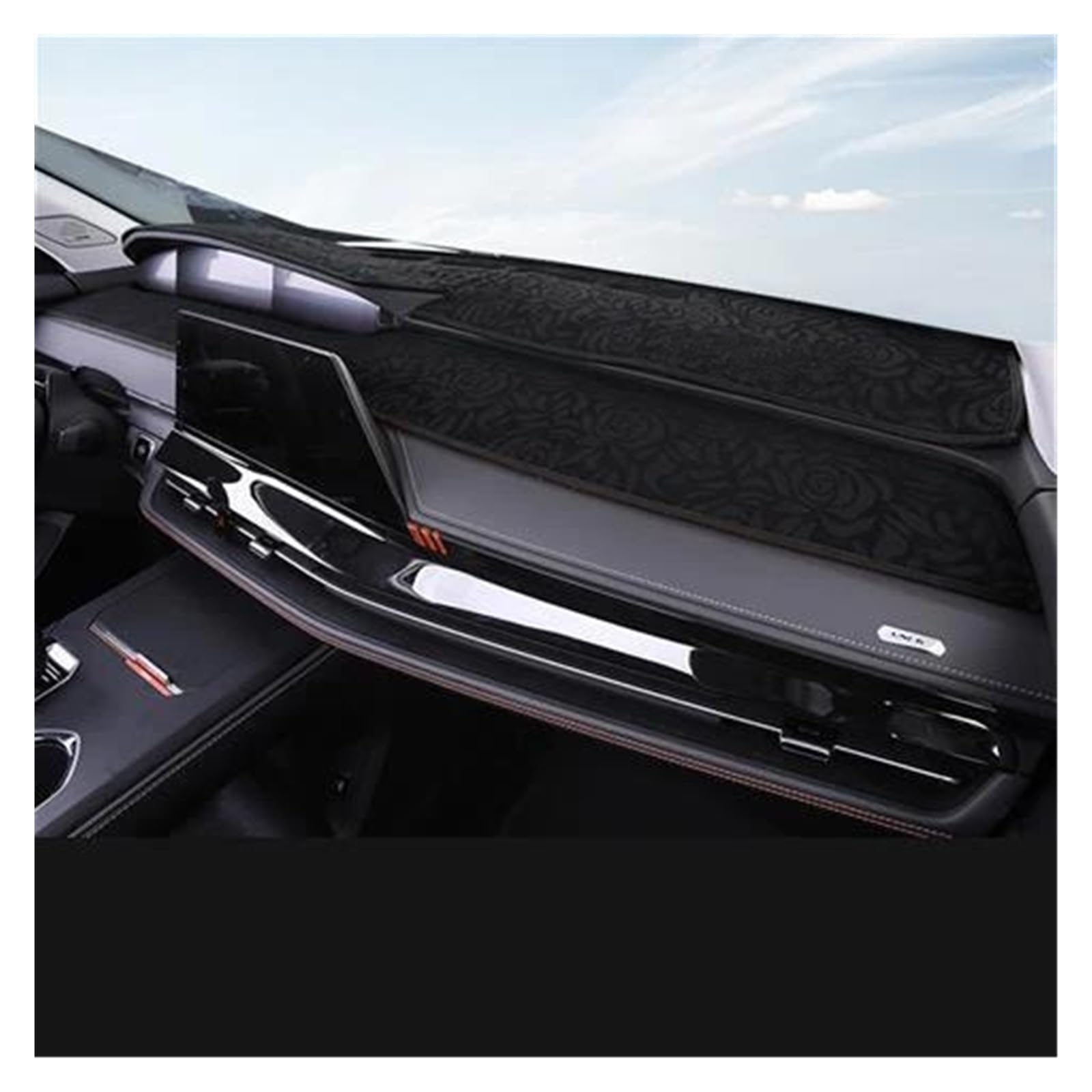 Dash Matte LHD/RHD Für Changan Für Uni-K Für Unik 2021 2022 2023 Flanell Dashboard Abdeckung Pad Dash Matte Sonnenschutz Teppich Armaturenbrett Abdeckung(D,RHD) von PUQWRIM