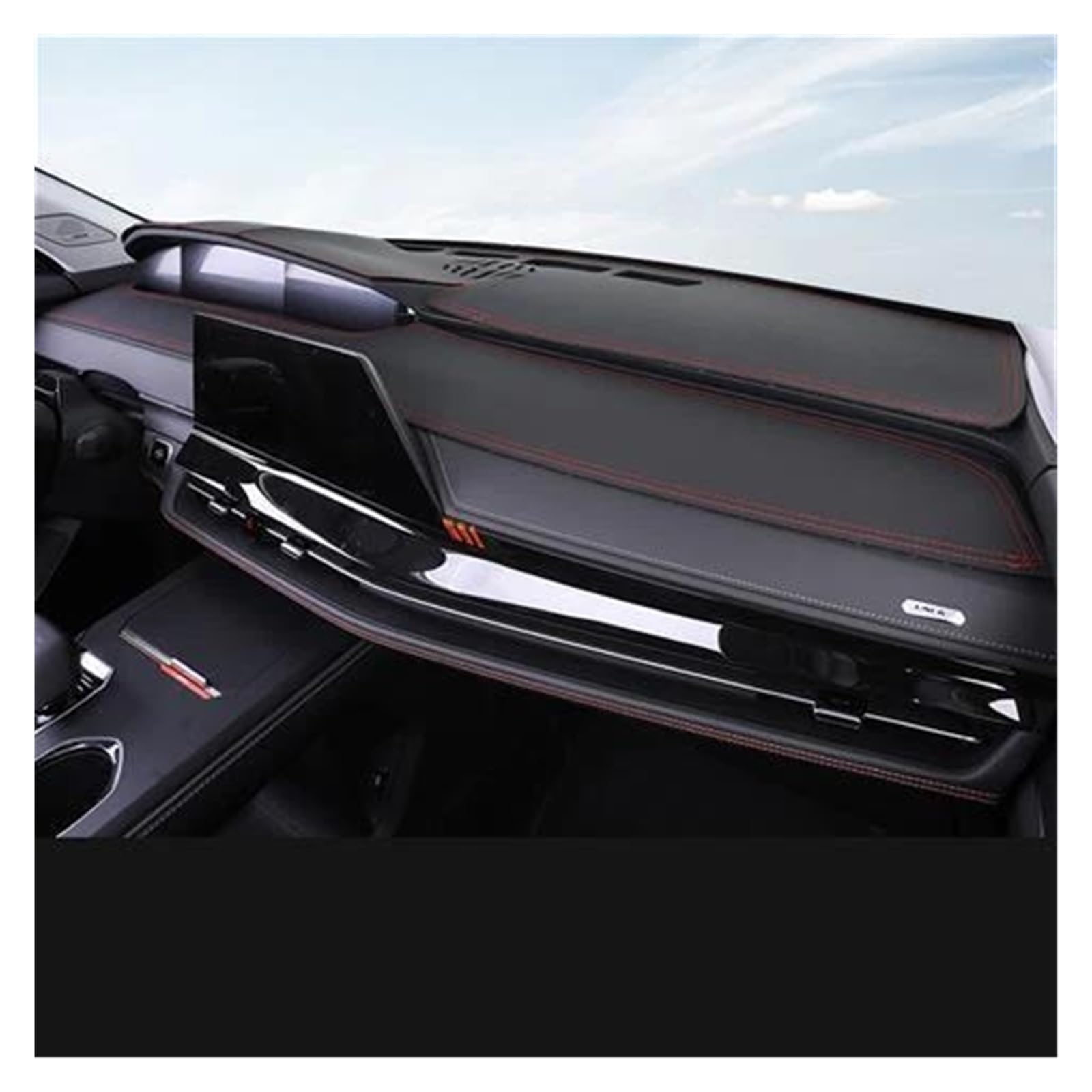 Dash Matte LHD/RHD Für Changan Für Uni-K Für Unik 2021 2022 2023 Flanell Dashboard Abdeckung Pad Dash Matte Sonnenschutz Teppich Armaturenbrett Abdeckung(Leather A,RHD) von PUQWRIM