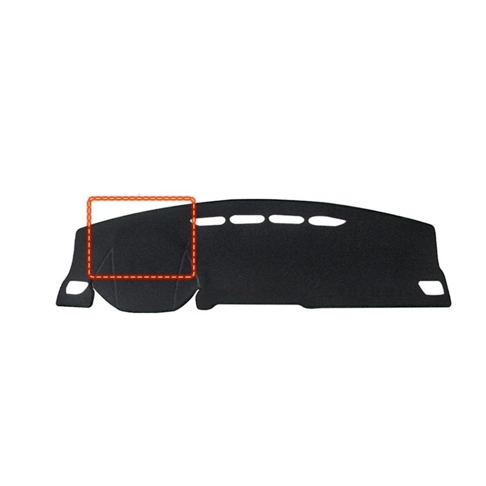 Dash Matte LHD/RHD Für Haval Für Jolion 2021 2022 2023 Auto Dashboard Abdeckung Sonnenschutz Matten Vermeiden Licht Pads Armaturenbrett Teppiche Armaturenbrett Abdeckung(A No HUD Black LHD) von PUQWRIM