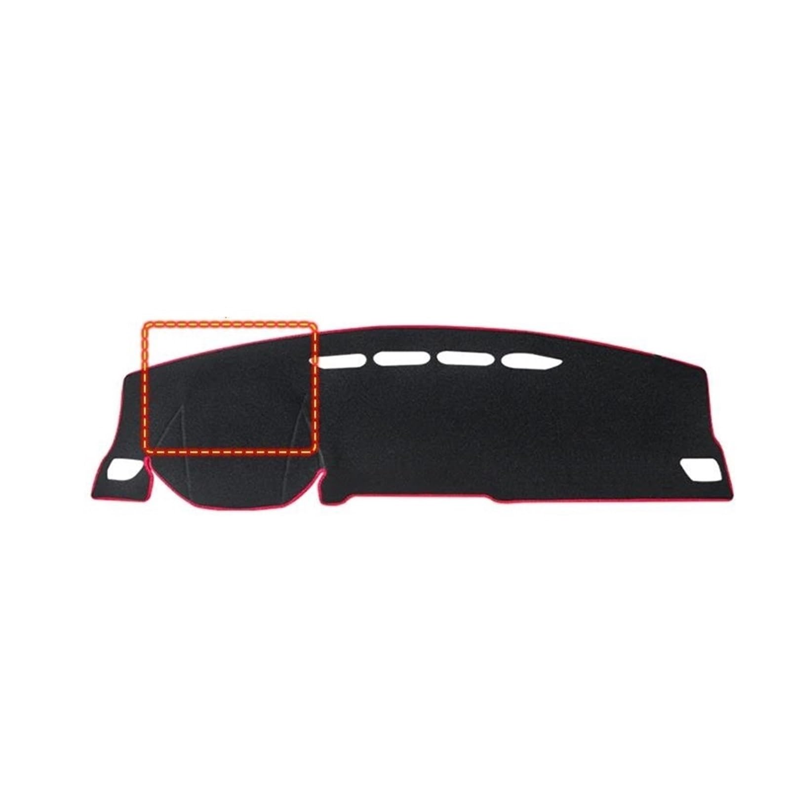 Dash Matte LHD/RHD Für Haval Für Jolion 2021 2022 2023 Auto Dashboard Abdeckung Sonnenschutz Matten Vermeiden Licht Pads Armaturenbrett Teppiche Armaturenbrett Abdeckung(A No HUD Red LHD) von PUQWRIM