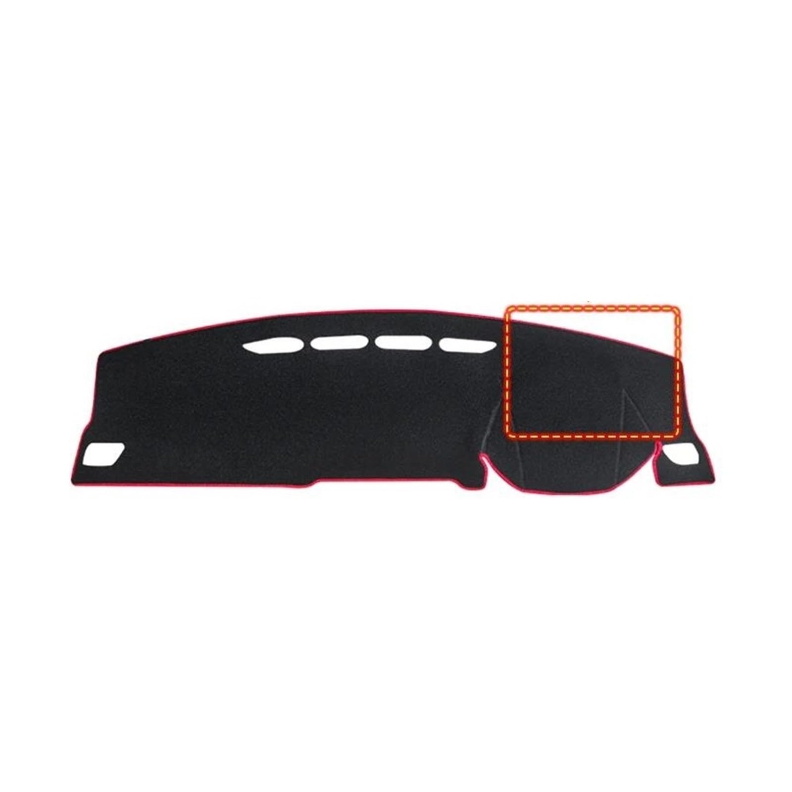Dash Matte LHD/RHD Für Haval Für Jolion 2021 2022 2023 Auto Dashboard Abdeckung Sonnenschutz Matten Vermeiden Licht Pads Armaturenbrett Teppiche Armaturenbrett Abdeckung(A No HUD Red RHD) von PUQWRIM