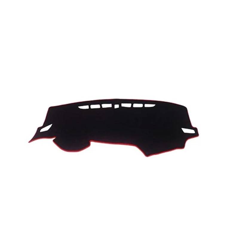 Dash Matte LHD/RHD Für Hyundai Für Elantra AD 2016-2020 Auto Dashboard Abdeckungen Vermeiden Licht Pad Sonnenschutz Teppiche rutschfeste Matte Armaturenbrett Abdeckung(LHD Red Side) von PUQWRIM