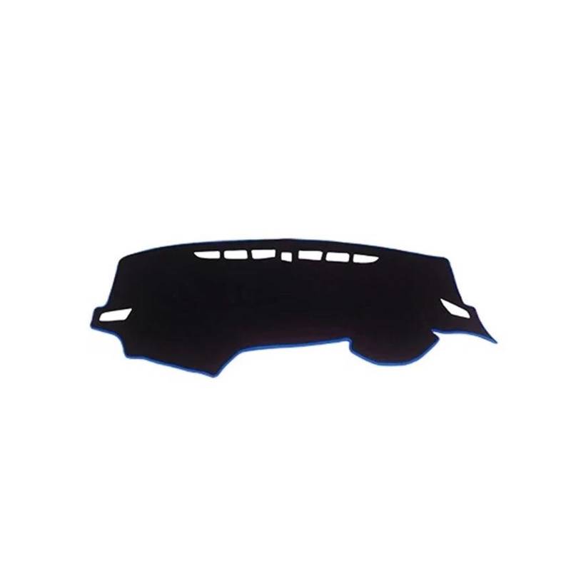 Dash Matte LHD/RHD Für Hyundai Für Elantra AD 2016-2020 Auto Dashboard Abdeckungen Vermeiden Licht Pad Sonnenschutz Teppiche rutschfeste Matte Armaturenbrett Abdeckung(RHD Blue Side) von PUQWRIM