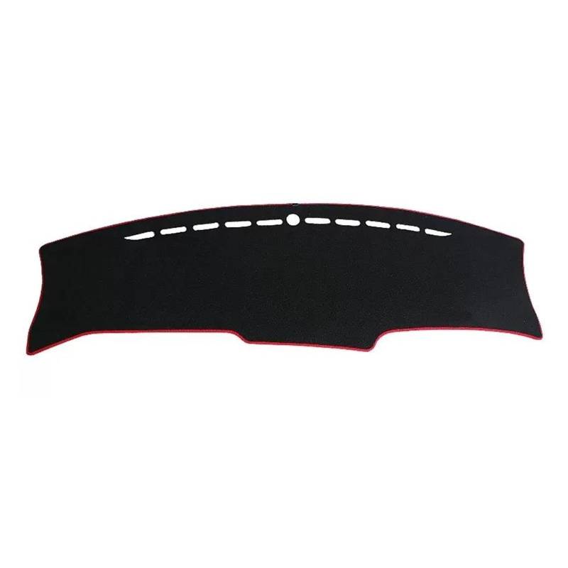 Dash Matte LHD/RHD Für Hyundai Für Tucson NX4 2021 2022 2023 2024 Auto Dashboard Abdeckung Dash Matte Sonnenschutz Instrument Schreibtisch Nicht-Slip Pad Armaturenbrett Abdeckung(LHD Red Side) von PUQWRIM