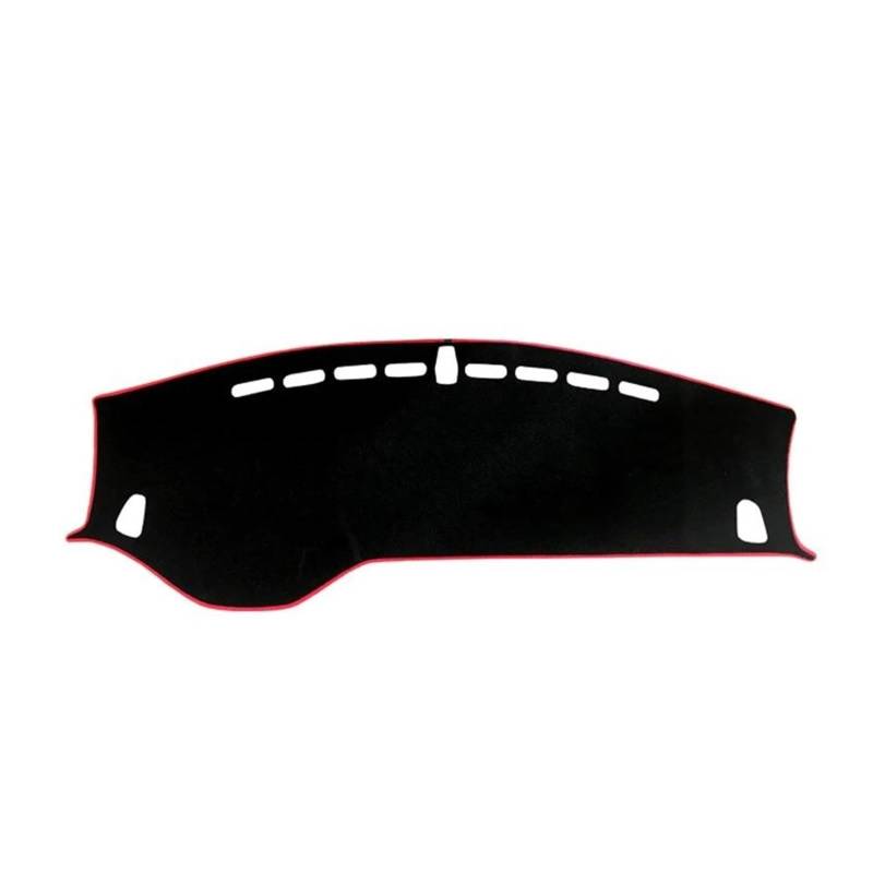 Dash Matte LHD/RHD Für Hyundai Für Tucson TL 2015 2016 2017 2018 2019 2020 Auto Dashboard Abdeckung Dash Matte Sonnenschutz Nicht-Slip Pad Armaturenbrett Abdeckung(A 19-20 Red LHD) von PUQWRIM