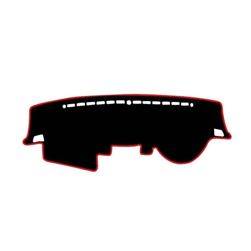 Dash Matte LHD/RHD Für Kia Für Cerato Für Forte K3 2009 2010 2011 2012 Auto Dashboard Abdeckung Vermeiden Licht Pad Dash Matte Nicht-Slip Teppiche Armaturenbrett Abdeckung(A RHD Red Side) von PUQWRIM