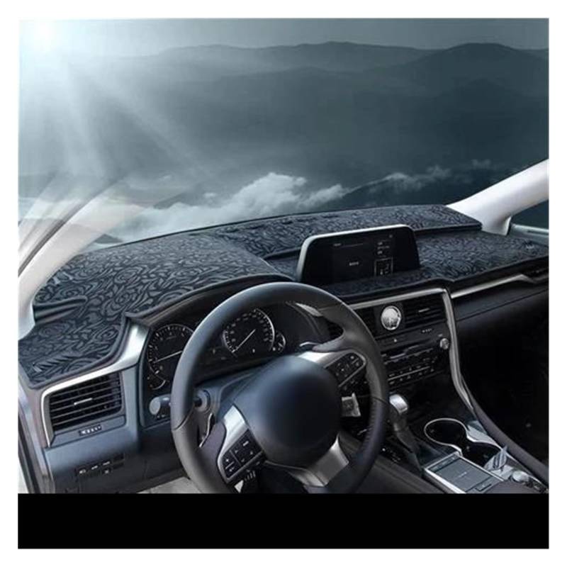 Dash Matte LHD/RHD Für Lexus Rx 2004~2020 Rx300 Rx330 Rx350 Rx270 Rx200t Rx450h 350 Flanell Auto Dashboard Abdeckung Anti-rutsch-Matte Armaturenbrett Abdeckung(B,RHD_XU30 2004-2009) von PUQWRIM