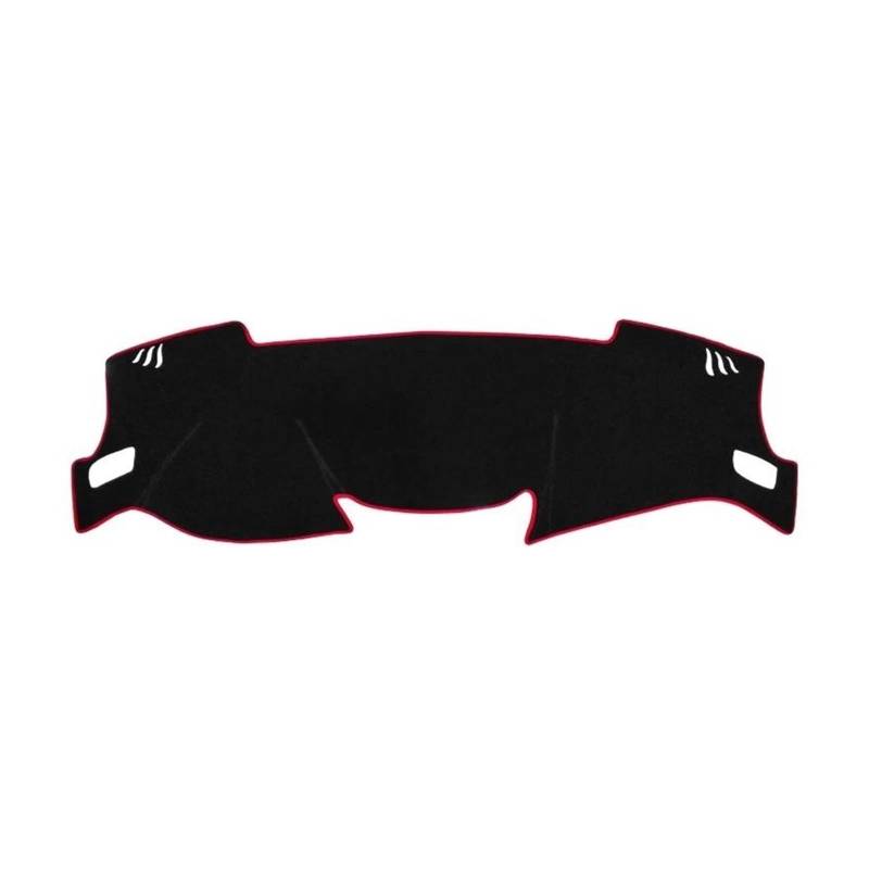 Dash Matte LHD/RHD Für Nissan Für Qashqai J11 2014 2015 2016 2017 2018 2019 2020 Auto Dashboard Abdeckung Sonnenschutz Matten Non-Slip Pad Armaturenbrett Abdeckung(A LHD Red Side) von PUQWRIM