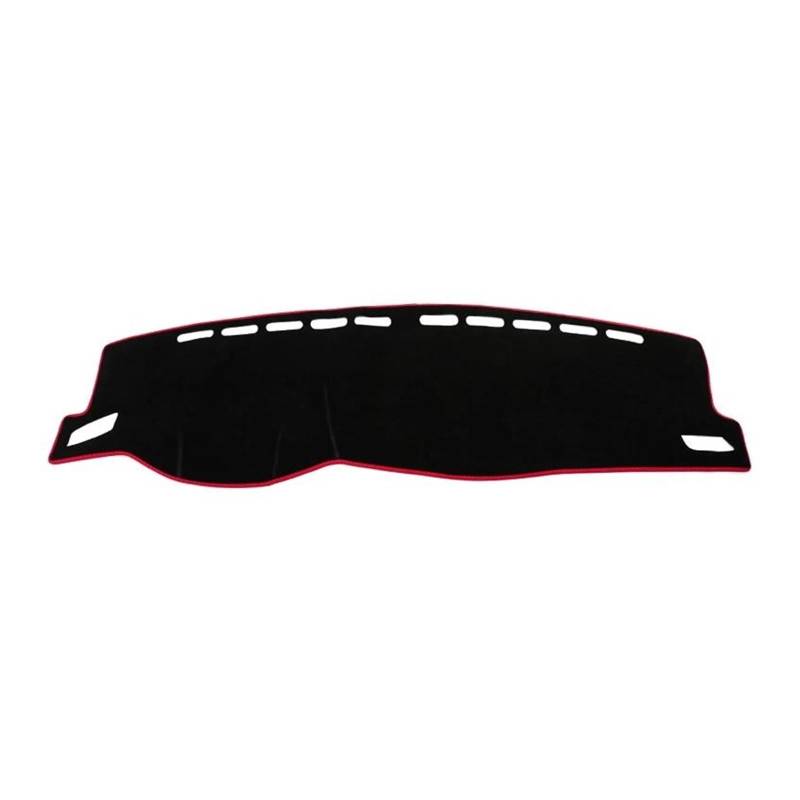 Dash Matte LHD/RHD Für VW Für T-ROC T Für ROC Für TROC 2018 2019 2020 2021 2022 2023 Auto Armaturenbrett Abdeckung Sonnenschutz Matte Vermeiden Licht Pad Armaturenbrett Abdeckung(A LHD Red Side) von PUQWRIM