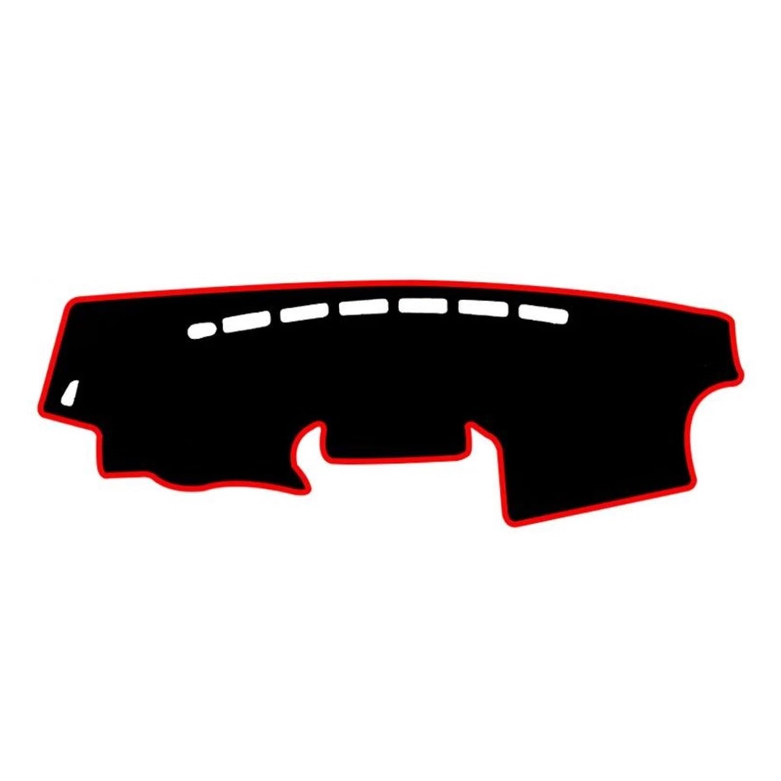 Dash Matte LHD Für Toyota Für RAV4 XA30 2006 2007 2008 2009 2010 2011 2012 Auto Dashboard Abdeckung Dash Matte Sonnenschutz Pad Armaturenbrett Abdeckung(A Red Side) von PUQWRIM