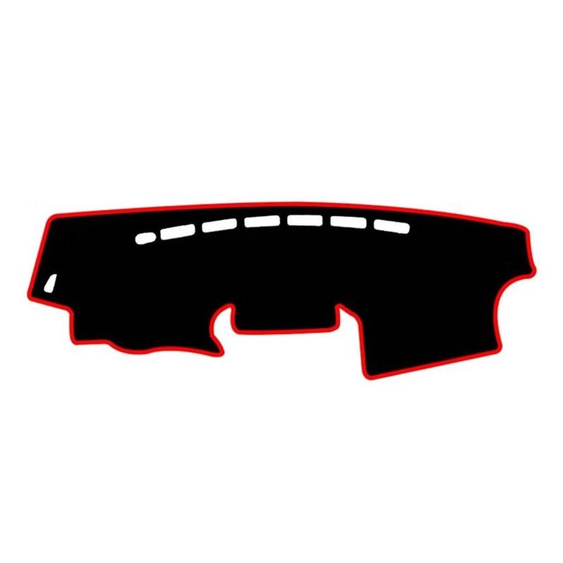 Dash Matte LHD Für Toyota Für RAV4 XA30 2006 2007 2008 2009 2010 2011 2012 Auto Dashboard Abdeckung Dash Matte Sonnenschutz Pad Armaturenbrett Abdeckung(A Red Side) von PUQWRIM