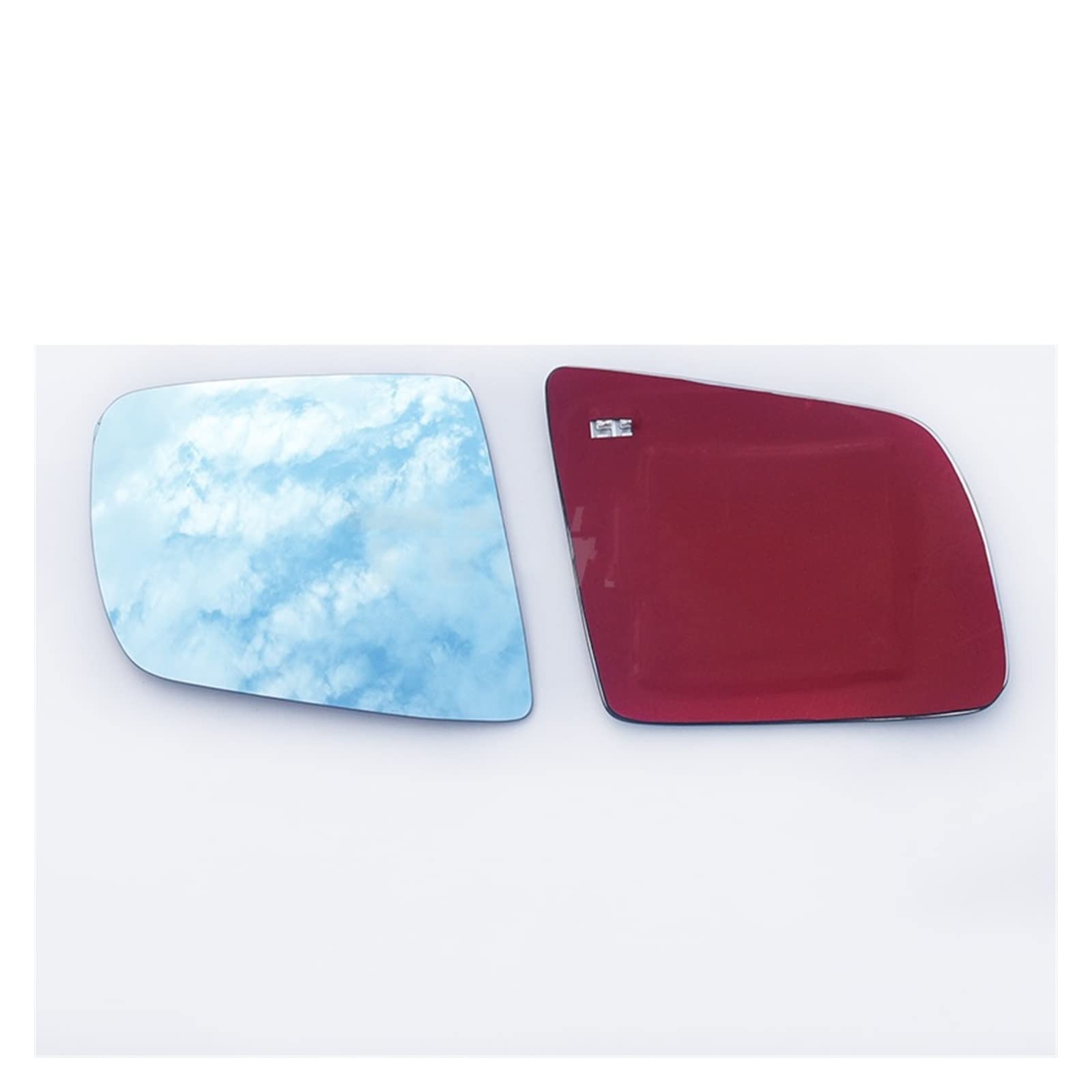 Ersatzspiegel 1 Paar Rückspiegel Blaue Glaslinse Für Toyota Für Tundra 2007 2008 2009 2010-2019 Weitwinkelansicht Anti Glare Side Autotürspiegel Außenspiegelglas(B1 Blue Heated) von PUQWRIM