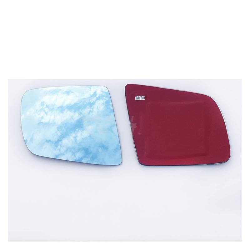 Ersatzspiegel 1 Paar Rückspiegel Blaue Glaslinse Für Toyota Für Tundra 2007 2008 2009 2010-2019 Weitwinkelansicht Anti Glare Side Autotürspiegel Außenspiegelglas(B1 Blue Heated) von PUQWRIM