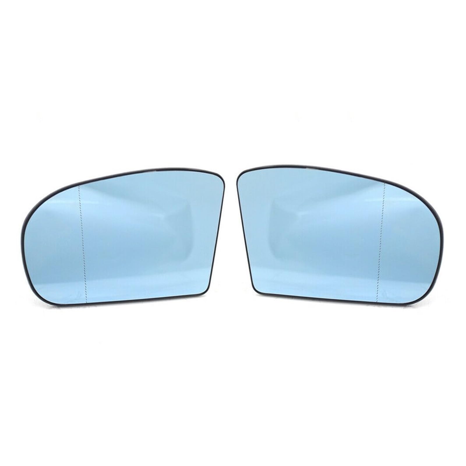 Ersatzspiegel 2PCS Seite Rück Beheizte Spiegel Glas Weitwinkel 2038100121 2038101021 Für Benz W203 W211 2000-2006 2005 2004 2003 2002 Außenspiegelglas(Blau) von PUQWRIM