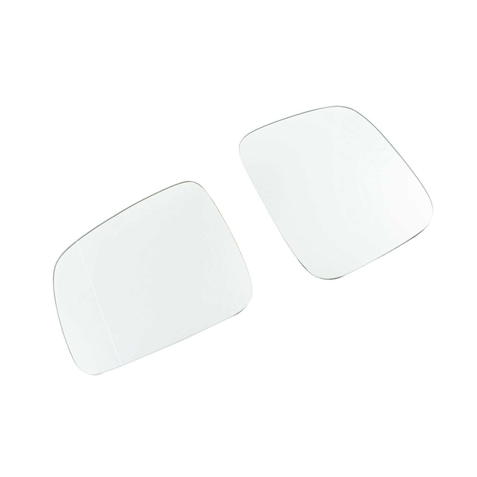 Ersatzspiegel Auto Links/rechts Seite Rückspiegel Beheizt Spiegelglas Auto Rückansicht Tür Seite Für VW Für Caddy T5 2003-2009 2010 2011 2012 2013 2014 2015 Außenspiegelglas(1 Paar) von PUQWRIM