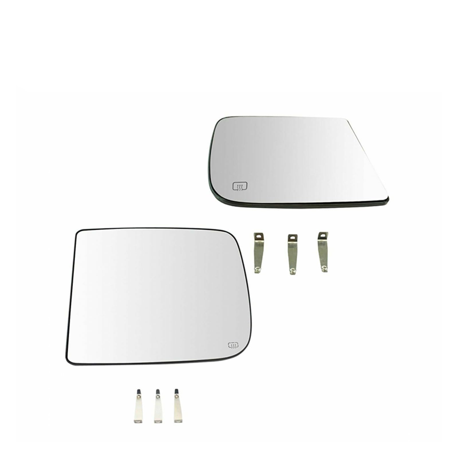 Ersatzspiegel Auto Rück Beheizte Abschleppen Spiegel Glas Für Dodge Für Ram 1500 2500 3500 Auto LKW 2009 2010 2011-2018 Auto Heizung Außen Teile Außenspiegelglas(1 Paar) von PUQWRIM