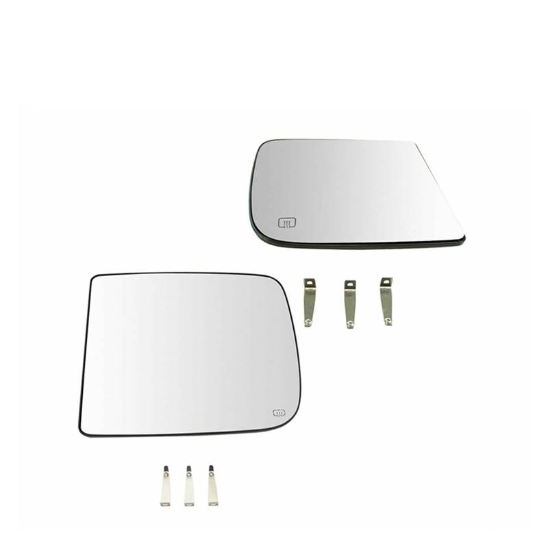 Ersatzspiegel Auto Rück Beheizte Abschleppen Spiegel Glas Für Dodge Für Ram 1500 2500 3500 Auto LKW 2009 2010 2011-2018 Auto Heizung Außen Teile Außenspiegelglas(1 Paar) von PUQWRIM