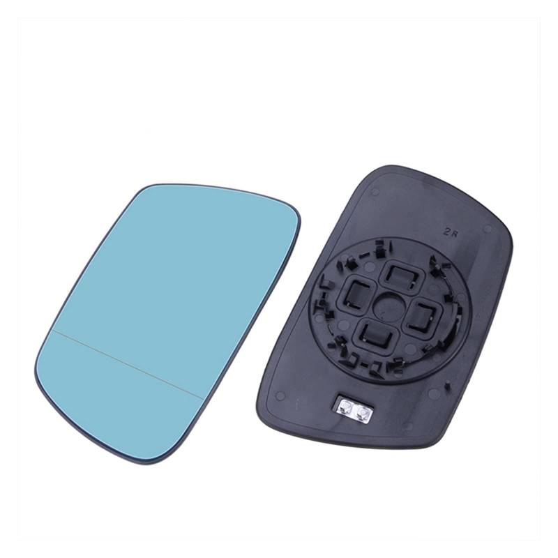 Ersatzspiegel Beheizter Seitenspiegel Glasheizung Flacher Außenspiegel Für Jeep Für Grand Für Cherokee 2005 2006 2007 2008 2009 2010 Außenspiegelglas(Blue A Pair) von PUQWRIM